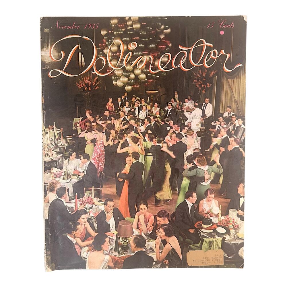 Antique "The Delineator Magazine" November 1935 - Fashion Magazine Advertisement